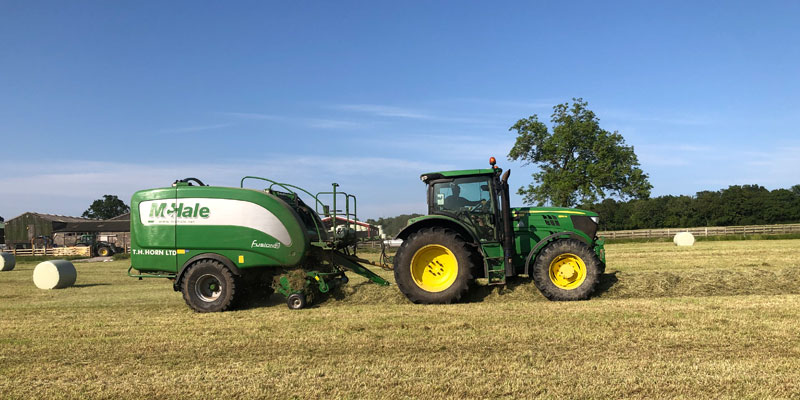 We bale and wrap the bales
